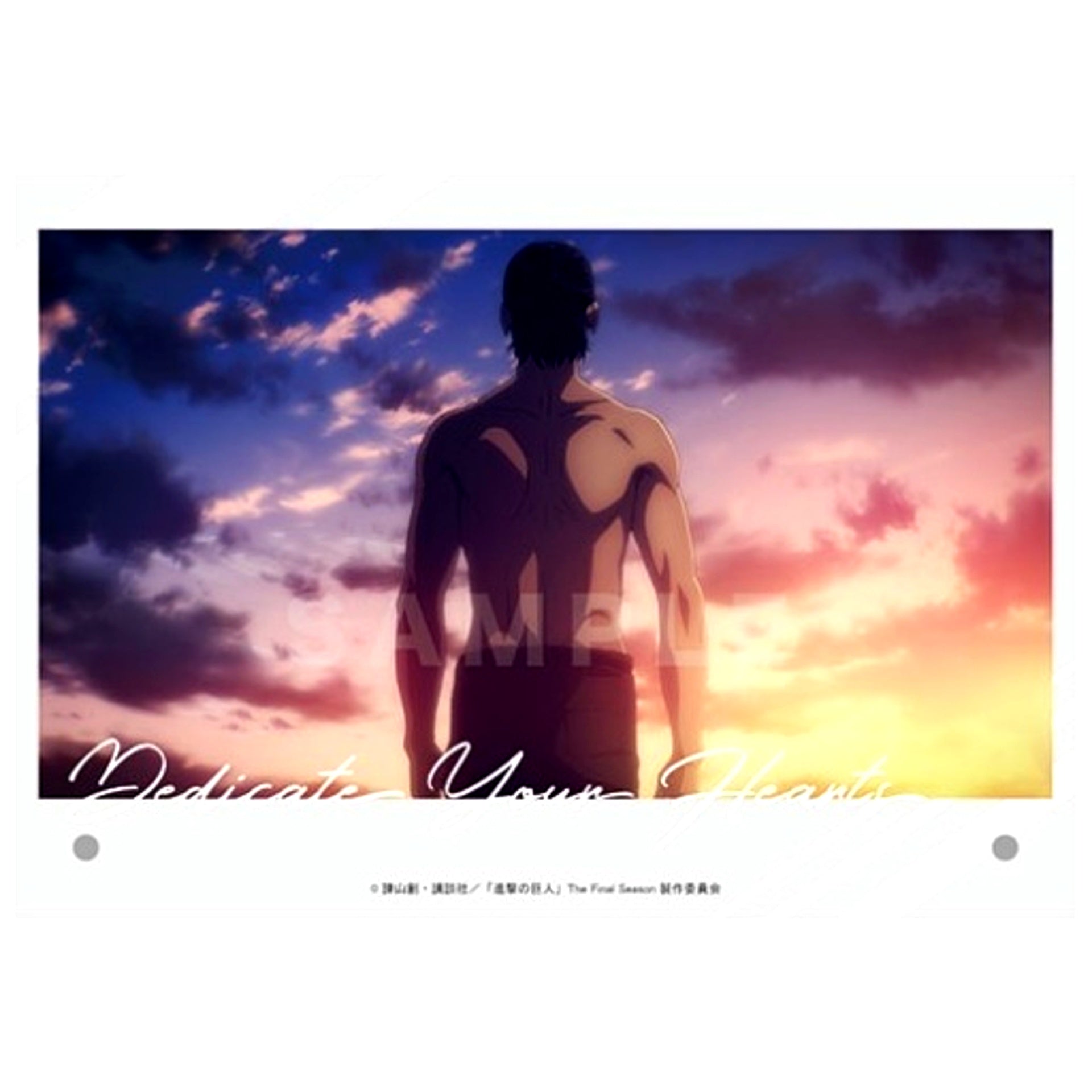 Eren Yeager Attack on Titan Acrylic Panel A [USED]