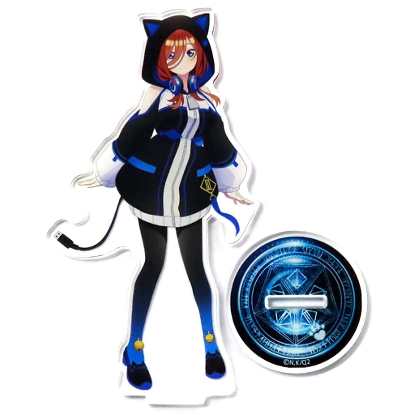 Miku Nakano Acrylic Stand Figure The Quintessential Quintuplets SS x TSUTAYA POP UP SHOP Quintuplets Became VTubers [USED]