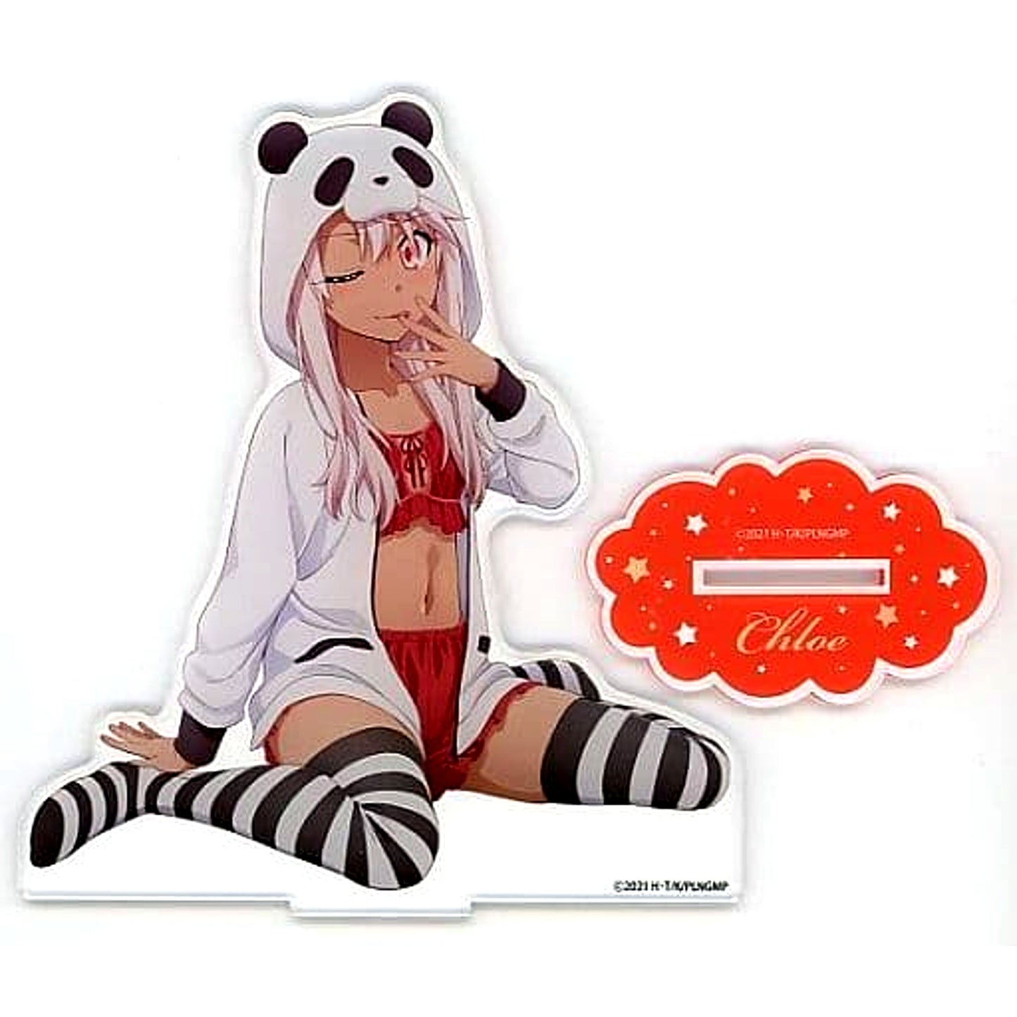 Chloe von Einzbern Fate/kaleid liner Prisma Illya: Licht - The Nameless Girl Jumbo Acrylic Stand Pajamas Ver [USED]