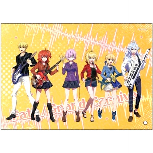 Fate/Grand Carnival Group Shot Rock Band ver. Mini Acrylic Art [USED]