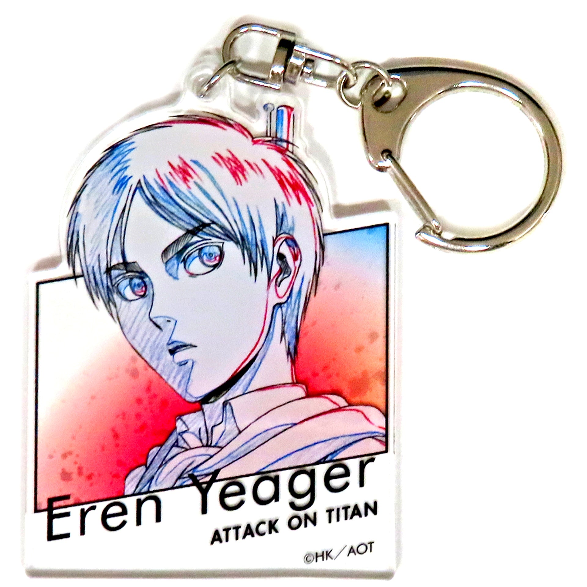 Eren Yeager Attack on Titan Season 3 WIT STUDIO Trading Acrylic Keychain [USED]