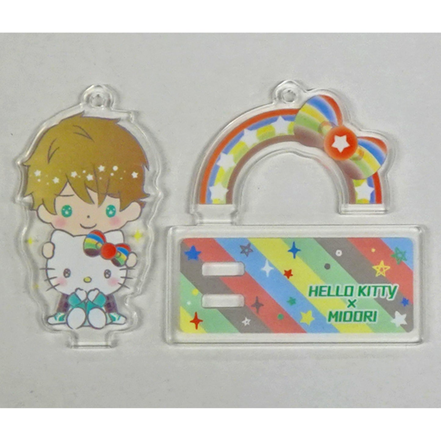 Midori Takamine x Hello Kitty Ensemble Stars! x Sanrio Characters in Sanrio Puroland Vol.1 Nakayoshi Acrylic Stand A [USED]