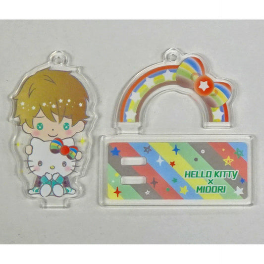 Midori Takamine x Hello Kitty Ensemble Stars! x Sanrio Characters in Sanrio Puroland Vol.1 Nakayoshi Acrylic Stand A [USED]