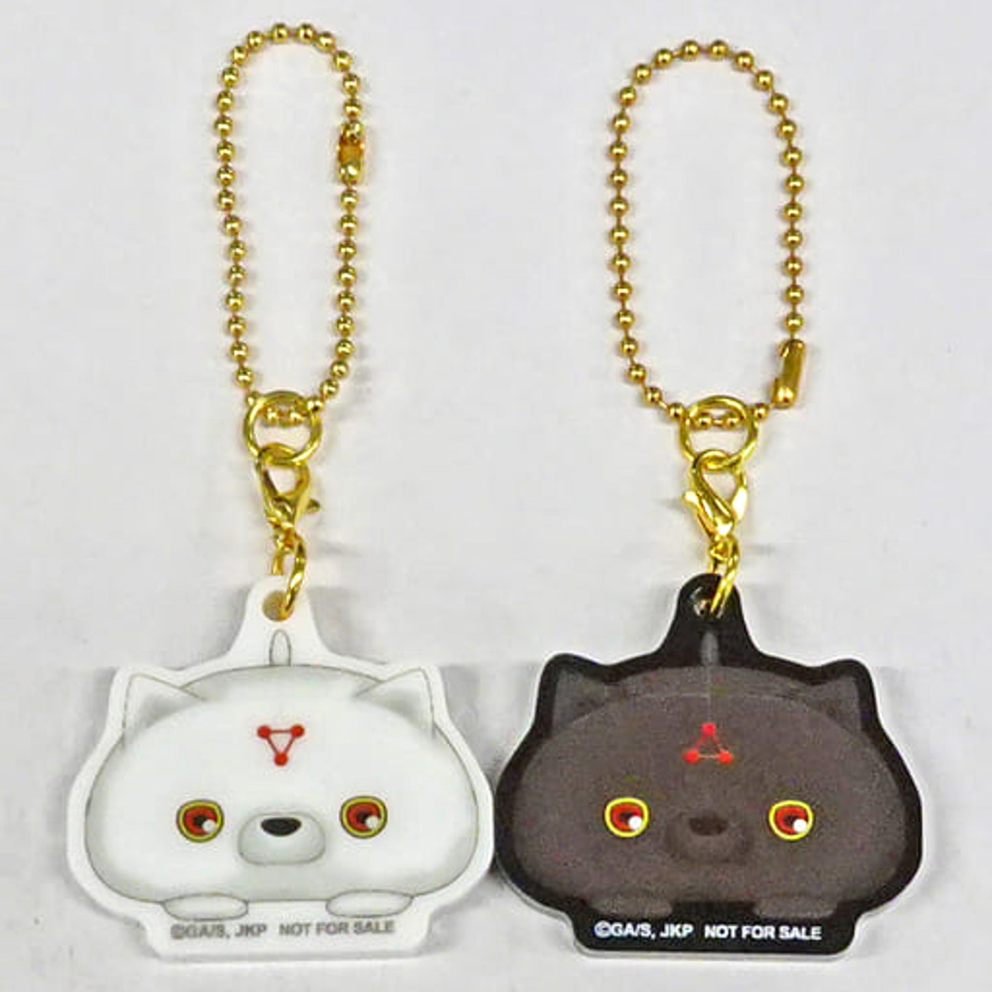 Jujutsu Kaisen Gyokuken White & Black Gyokuken Sticky Acrylic Keychain TOHO animation STORE Limited Gyokuken Mochi Cushion Set Purchase Bonus Set of 2 Keychains [USED]