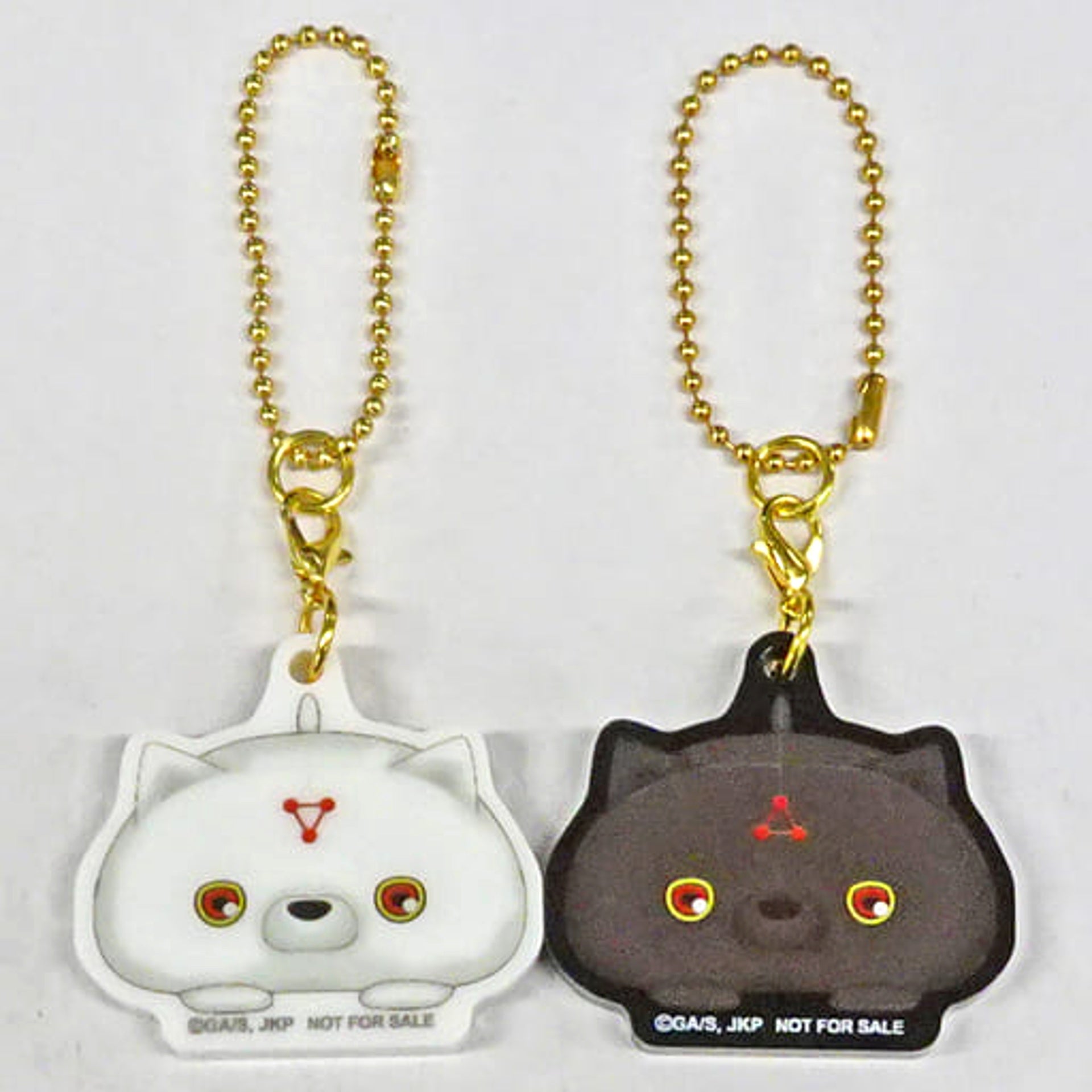 Jujutsu Kaisen Gyokuken White & Black Gyokuken Sticky Acrylic Keychain TOHO animation STORE Limited Gyokuken Mochi Cushion Set Purchase Bonus Set of 2 Keychains [USED]