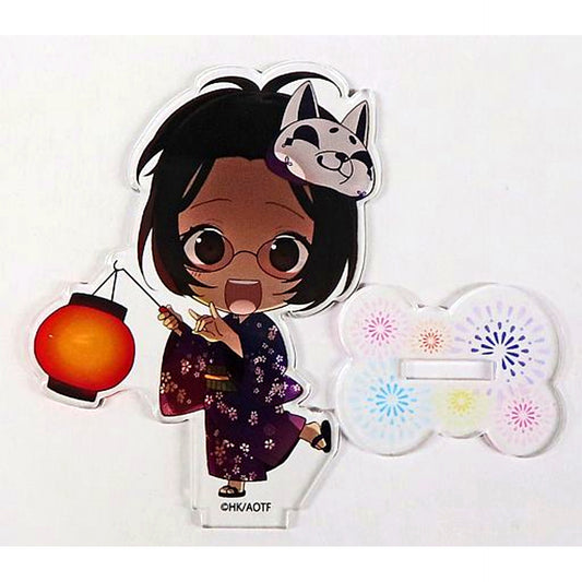 Hange Zoe Summer Festival Acrylic Stand Attack on Titan x Princess Cafe [USED]