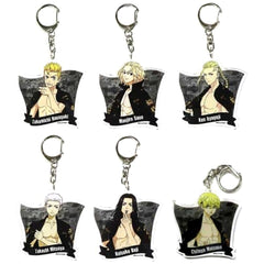Tokyo Revengers Manjiro Sano & Others Acrylic Keychain Collection Beat It! Don Quijote Limited All 6 Types Set Keychains [USED]