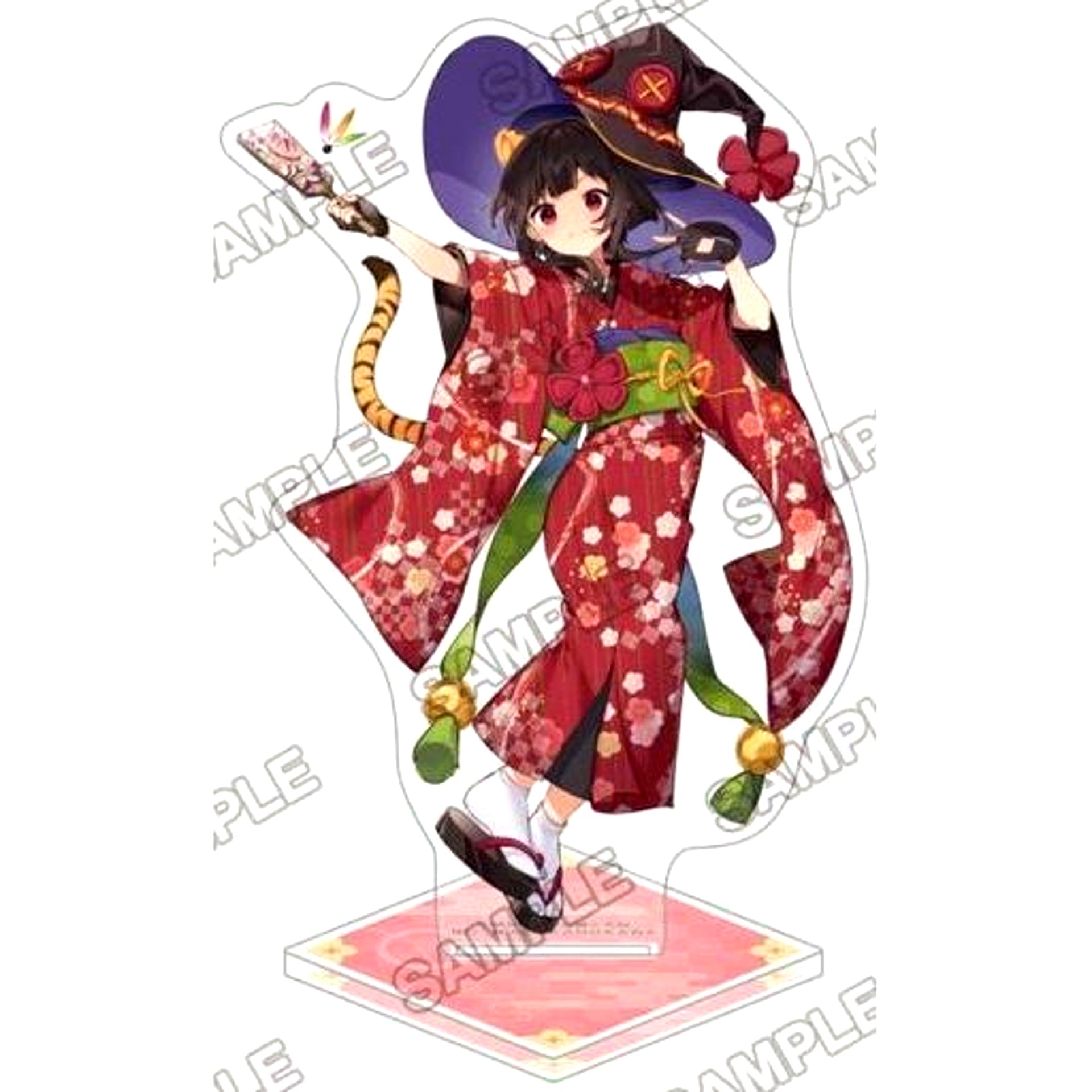 Megumin Kadokawa Sneaker Bunko Hatsumoude Fair 2022 Illustration Acrylic Figure KonoSuba: God's Blessing on this Wonderful World! Spin-off KonoSuba: An Explosion on This Wonderful World! [USED]