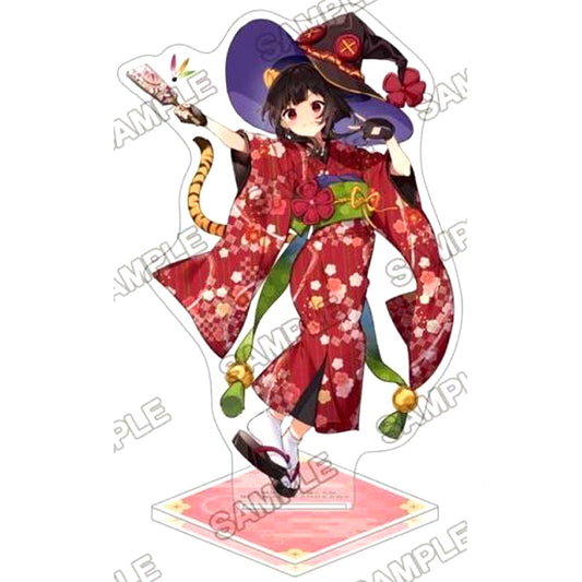 Megumin Kadokawa Sneaker Bunko Hatsumoude Fair 2022 Illustration Acrylic Figure KonoSuba: God's Blessing on this Wonderful World! Spin-off KonoSuba: An Explosion on This Wonderful World! [USED]