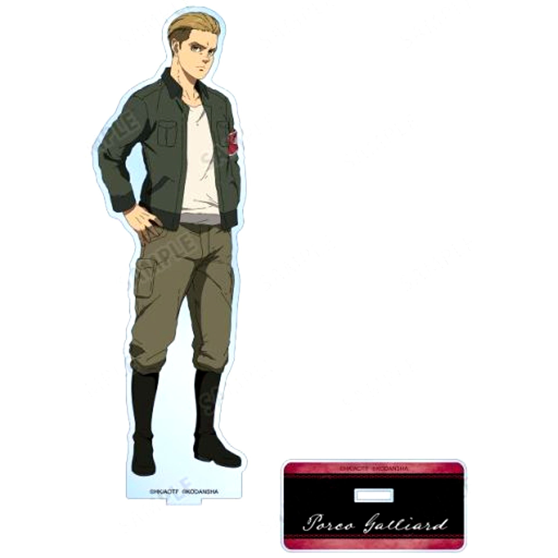 Porco Galliard Attack on Titan BIG Acrylic Stand Vol. 2 [USED]