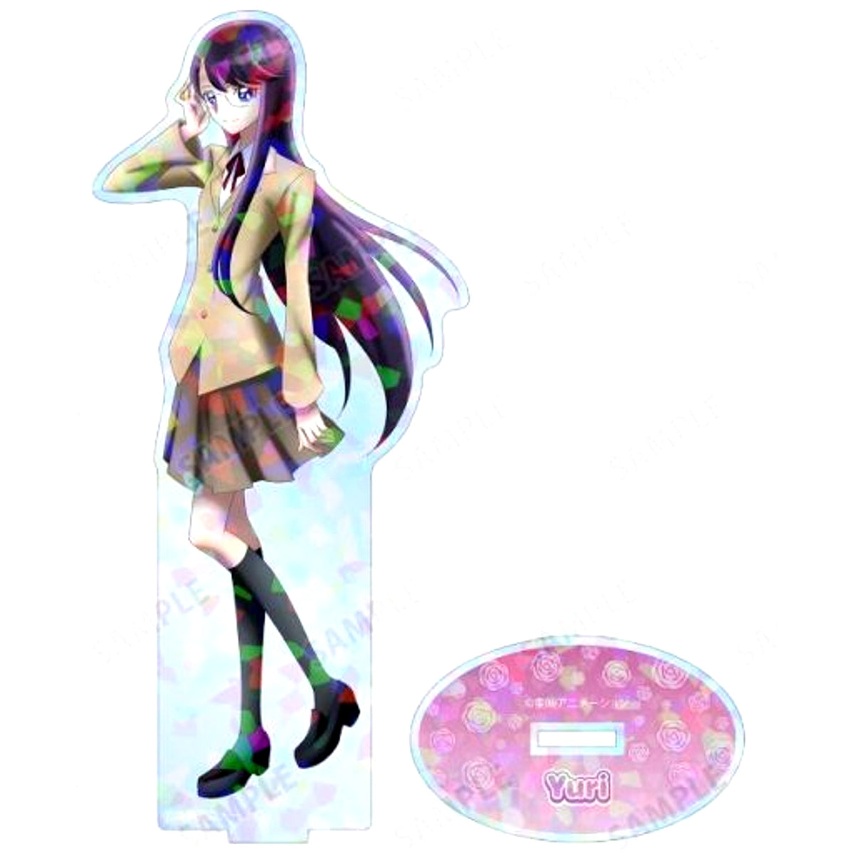 Yuri Tsukikage Heartcatch Precure! Illustration Hologram BIG Acrylic Stand [USED]