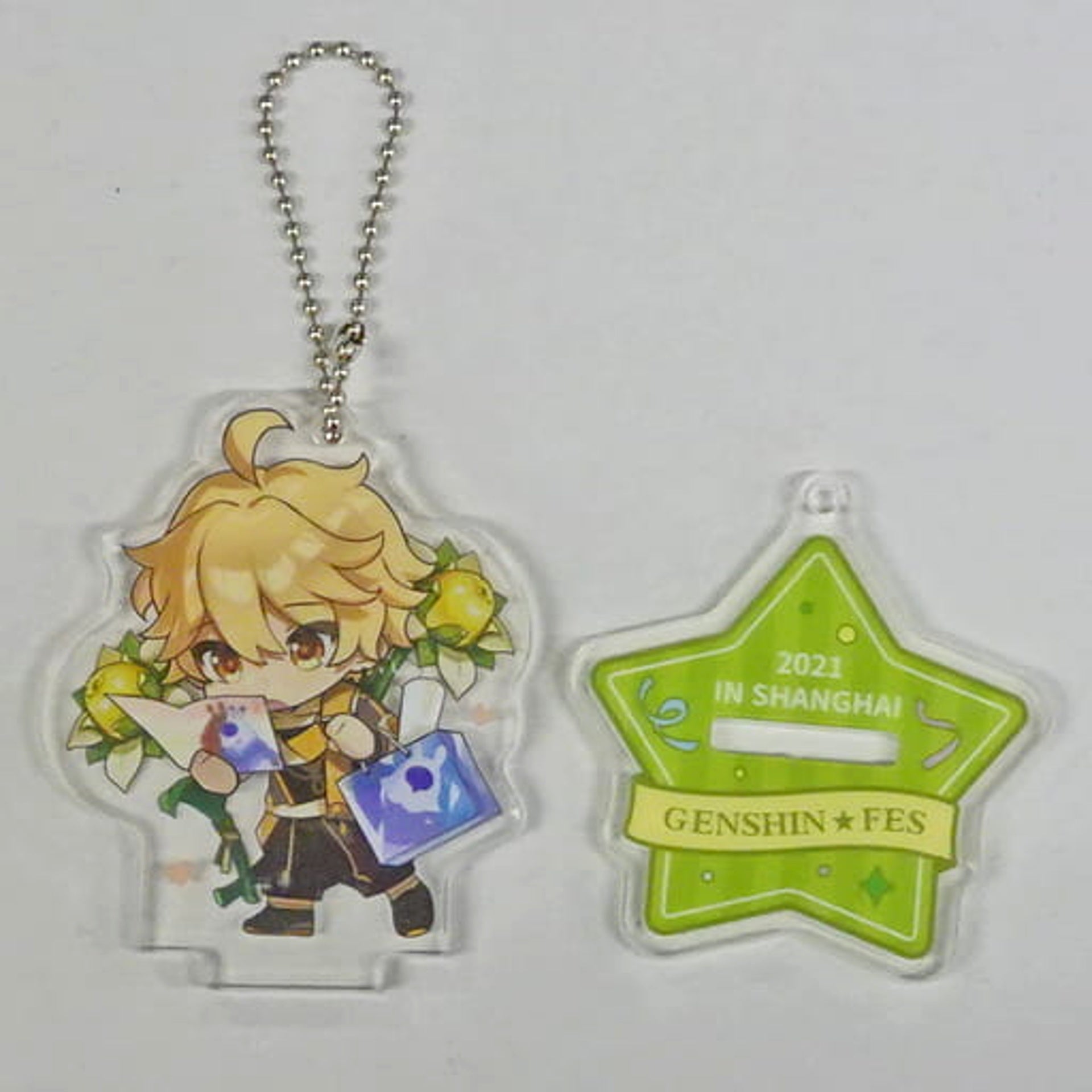 Genshin Aether Chibi Character Acrylic Stand Genshin FES 2021 Exclusive Acrylic Stands [USED]