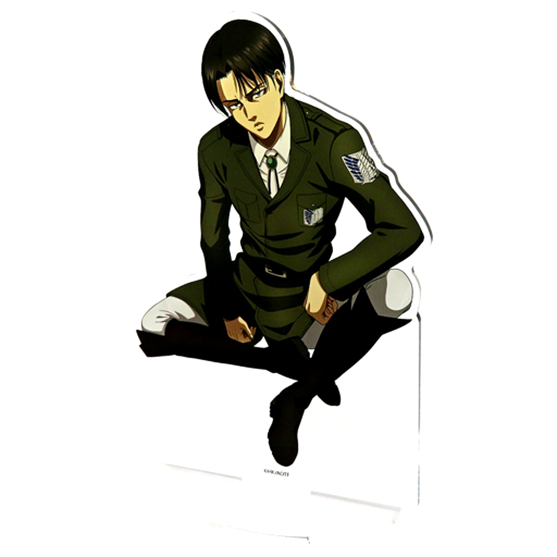 Levi Ackerman 16. Sitting Ver. Attack on Titan A3 STORE POP UP SHOP Character Acrylic Figure [USED]