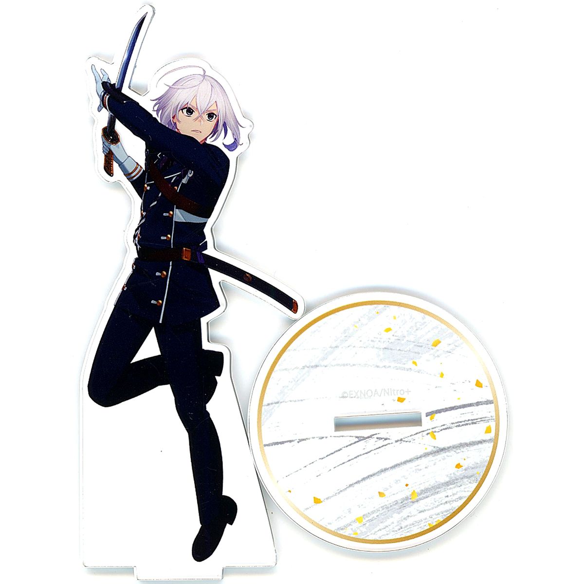 Honebami Toushirou Touken Ranbu ONLINE 5th Anniversary Celebration Art Acrylic Character Stand [USED]