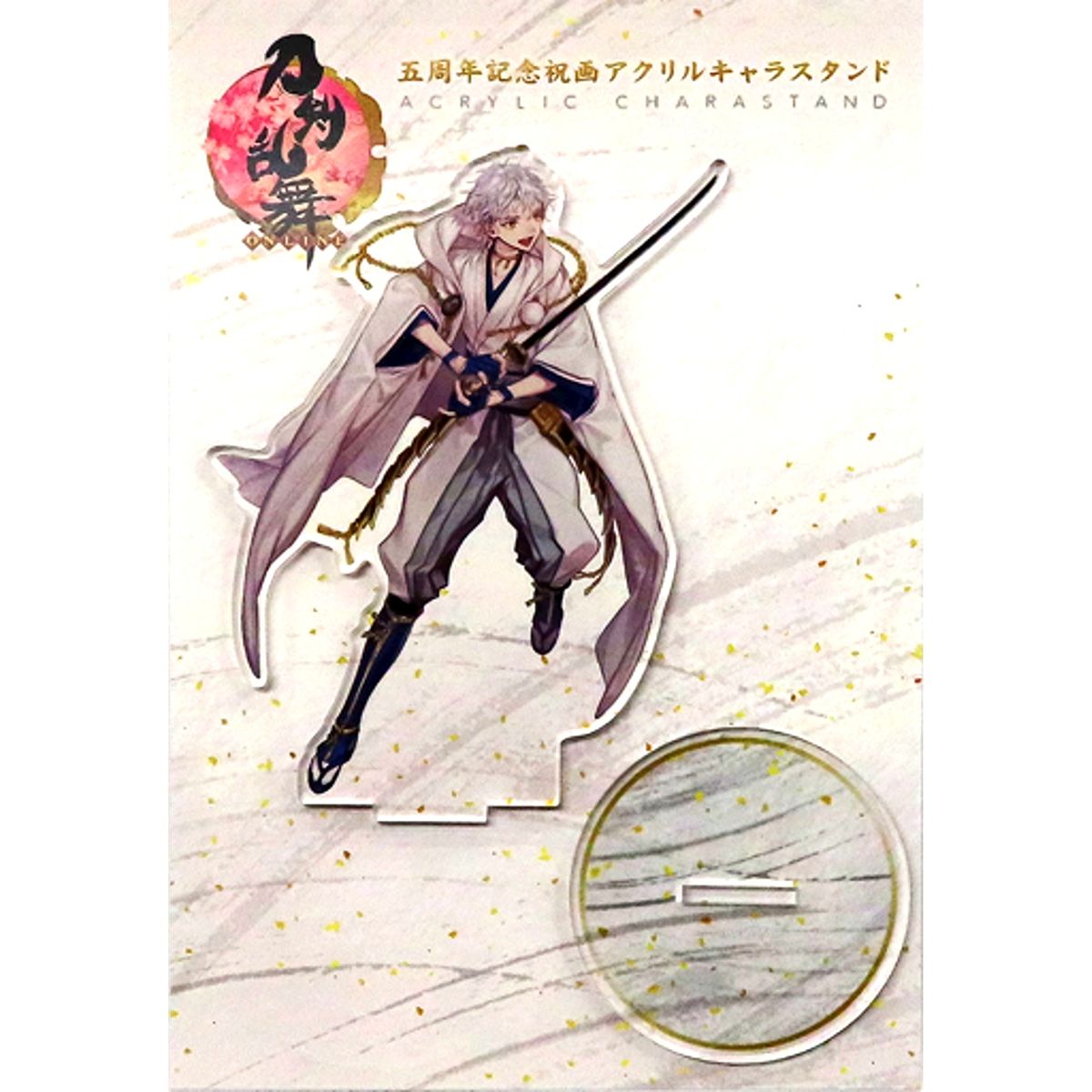 Tsurumaru Kuninaga Touken Ranbu ONLINE 5th Anniversary Illustration Acrylic Item [USED]