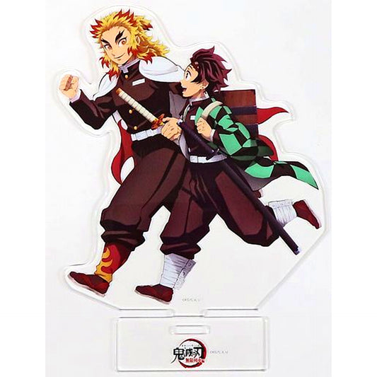 Tanjiro Kamado & Kyojuro Rengoku Single Item Illustration Acrylic Stand Blu-ray DVD Demon Slayer Mugen Train Arc Vol.1 ufotable Purchase Bonus [USED]