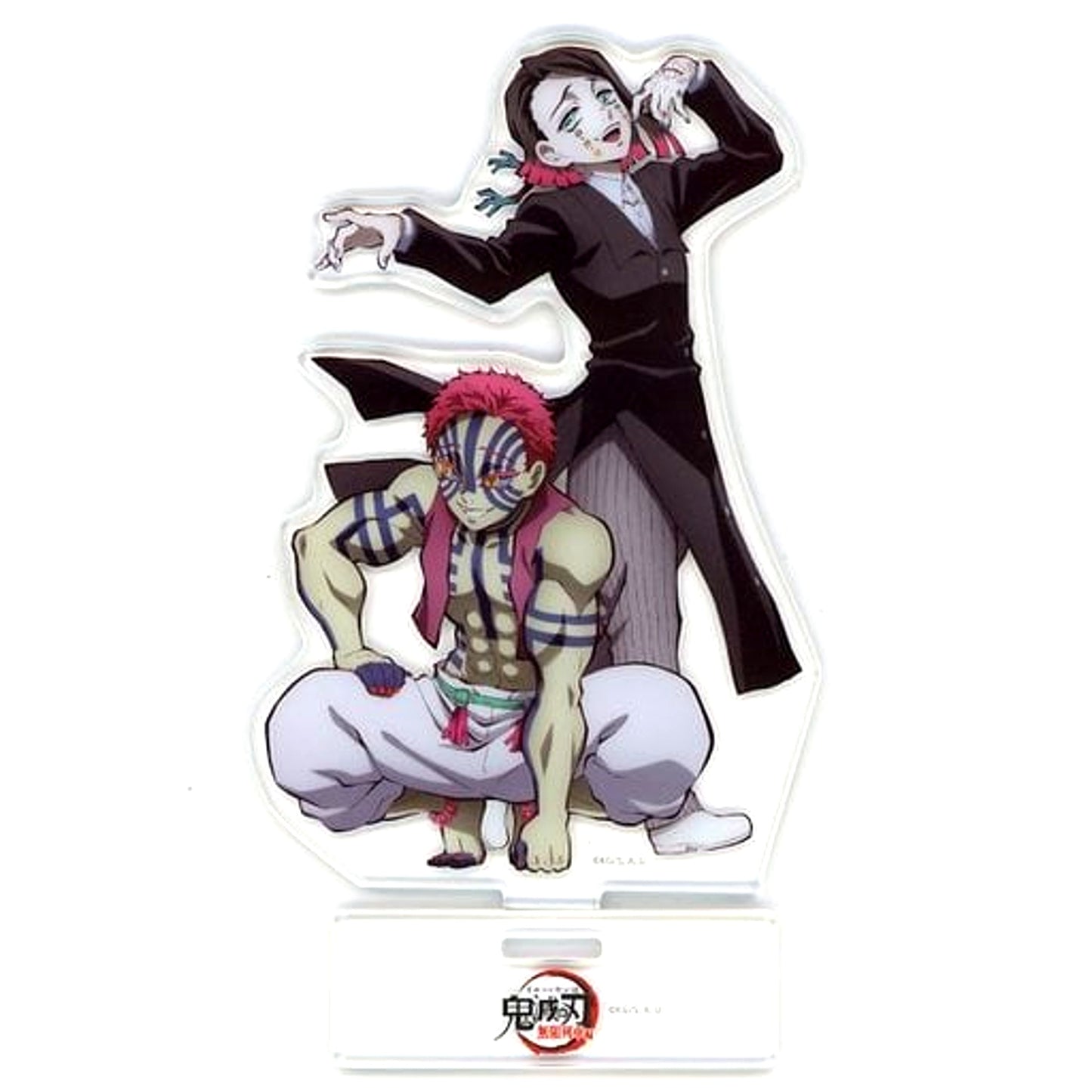 Akaza & Enmu Newly Drawn Acrylic Stand Blu-ray/DVD TV Anime Demon Slayer: Kimetsu no Yaiba Mugen Train Arc Vol. 2 ufotable Purchase Bonus [USED]