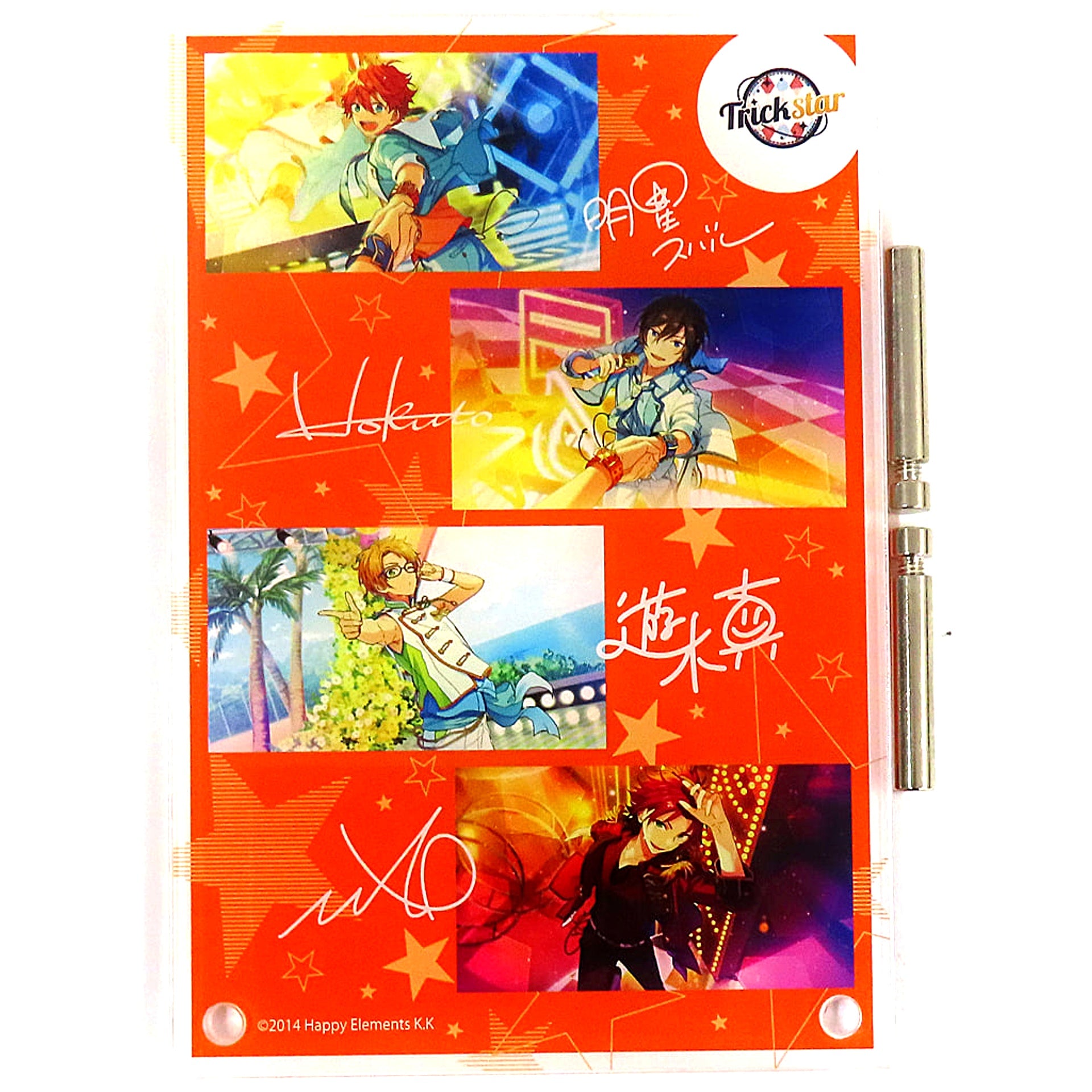 Trickstar Ensemble Stars! Official Visual Fanbook Vol.3 Ebiten DX Pack Selectable Acrylic Panel Bonus Single [USED]