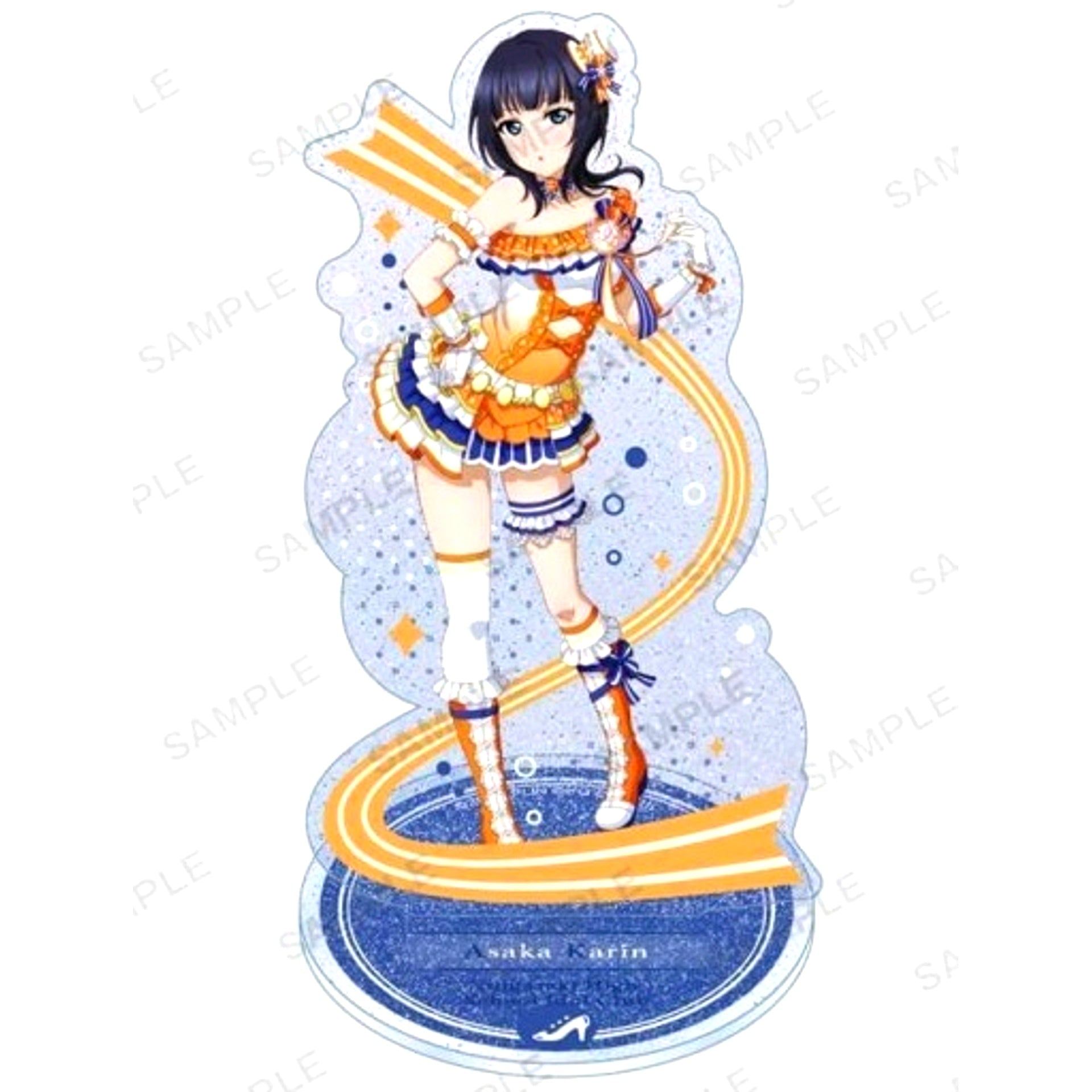 Karin Asaka Kiratto Acrylic Stand Love Live! Nijigasaki High School Idol Club School Idol Festival [USED]