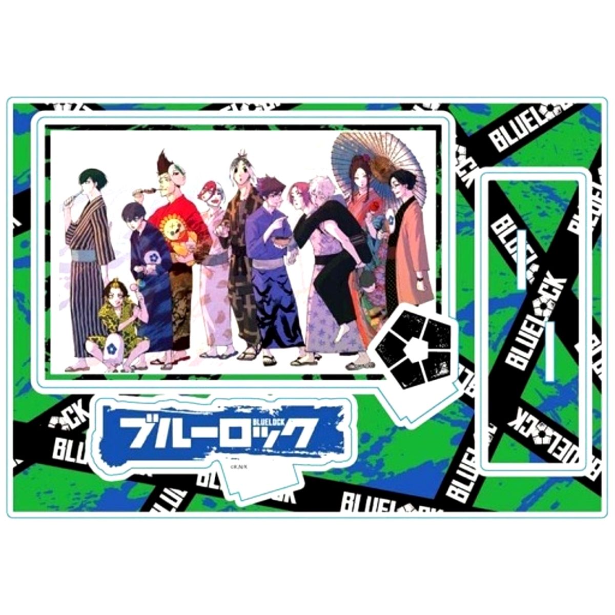 Group Japanese Clothing AR Acrylic Stand Blue Lock [USED]