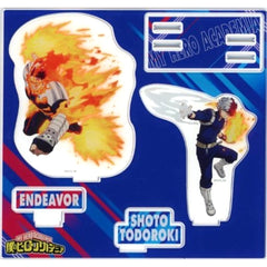 My Hero Academia Shoto Todoroki & Endeavor Surpass That Back Acrylic Stand Set 2 Characters Acrylic Stands [USED]