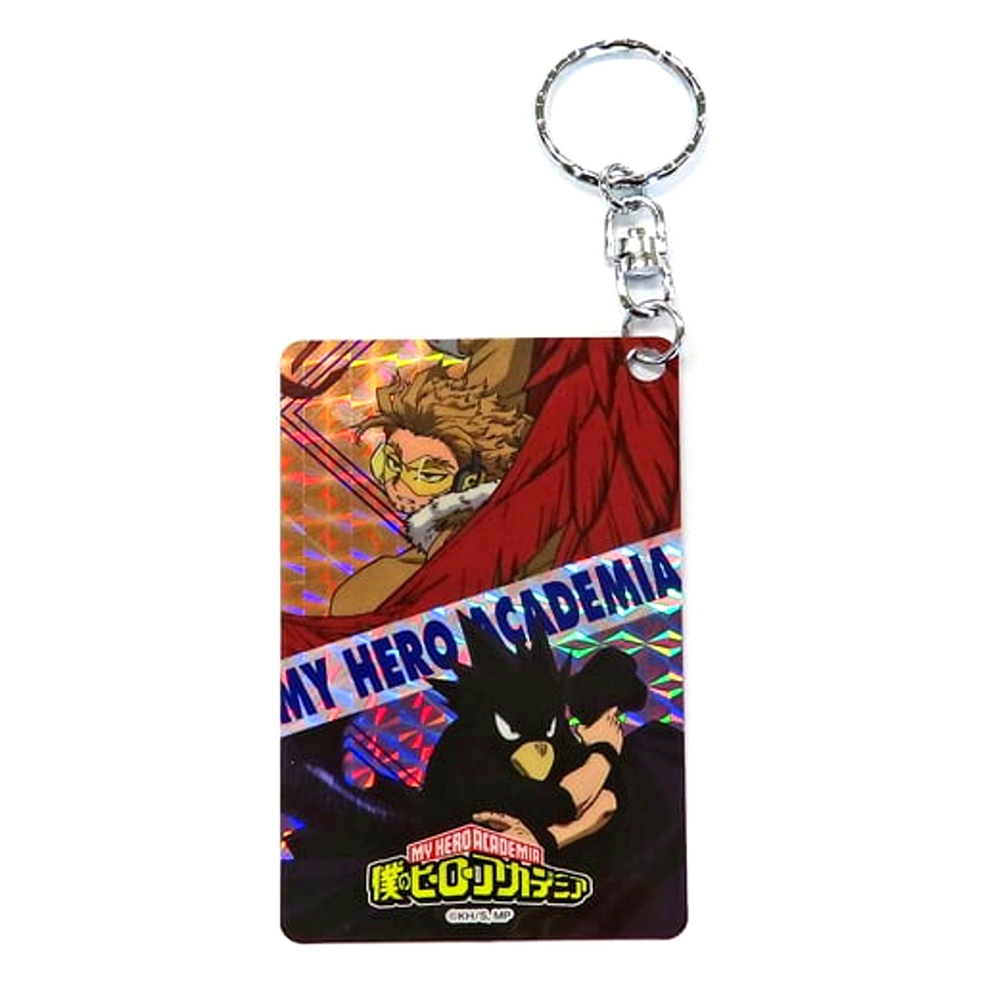Fumikage Tokoyami My Hero Academia Trading Hologram Card Keyring Go Beyond That Back [USED]