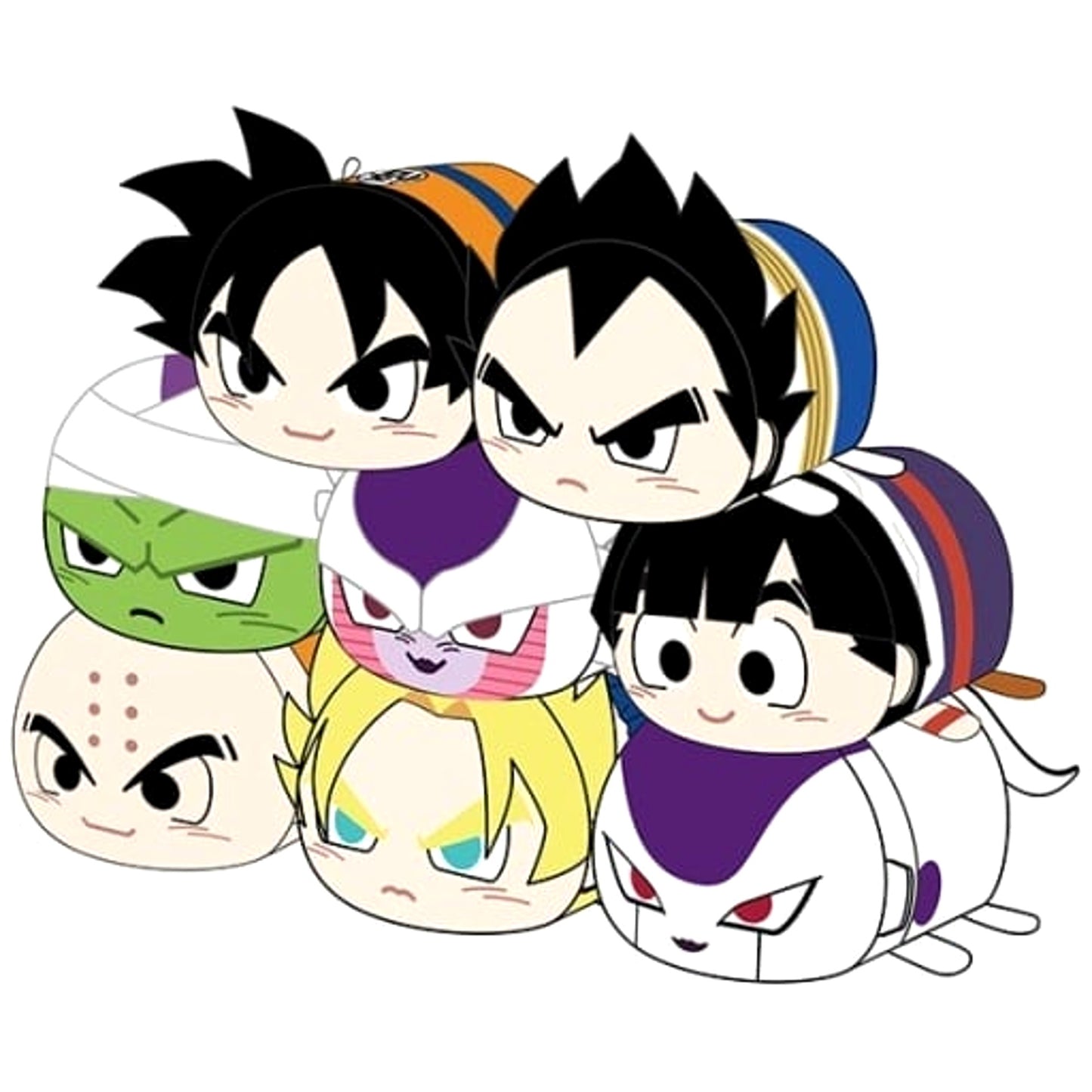 Dragon Ball Z Son Goku & Others Potekoro Mascot All 8 Types Set Mascot [USED]