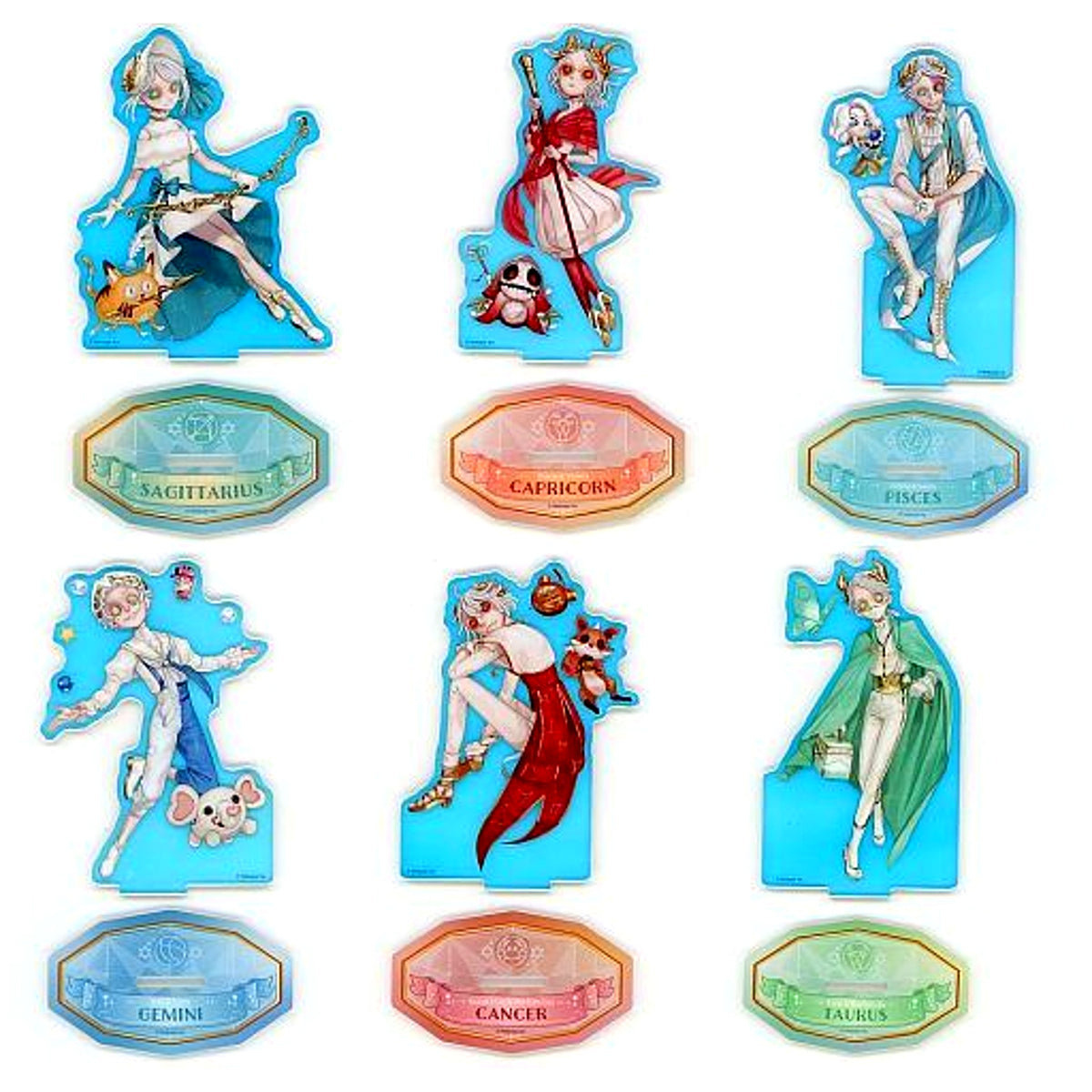 Set of 6 Identity V Acrylic Stand Collection A Animate Limited [USED]