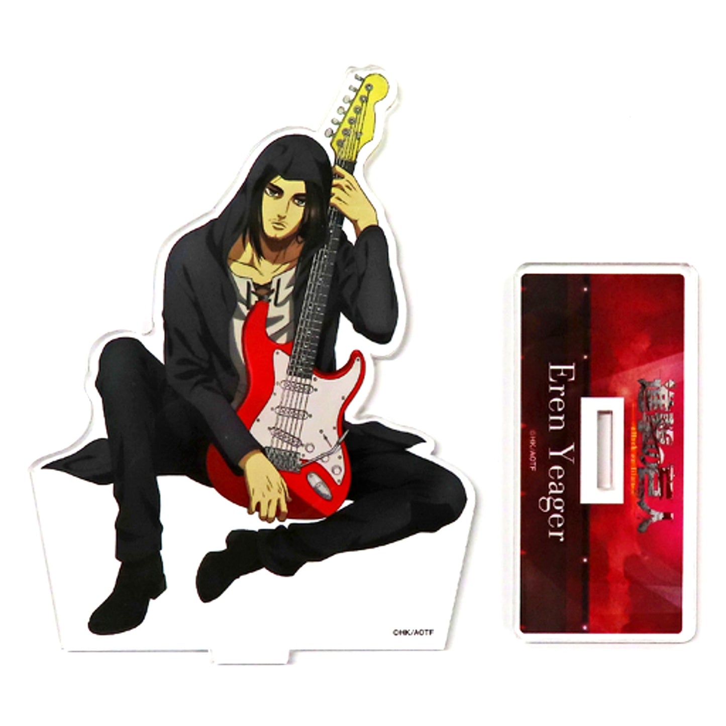 Eren Yeager Attack on Titan Acrylic Stand Karaoke no Tetsujin [USED]