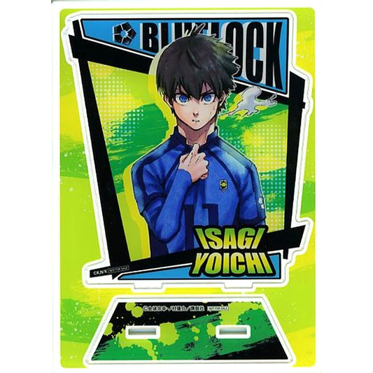Yoichi Isagi BIG Acrylic Stand Blue Lock Ataritsuki Lucky Button BOX Winning Prize [USED]