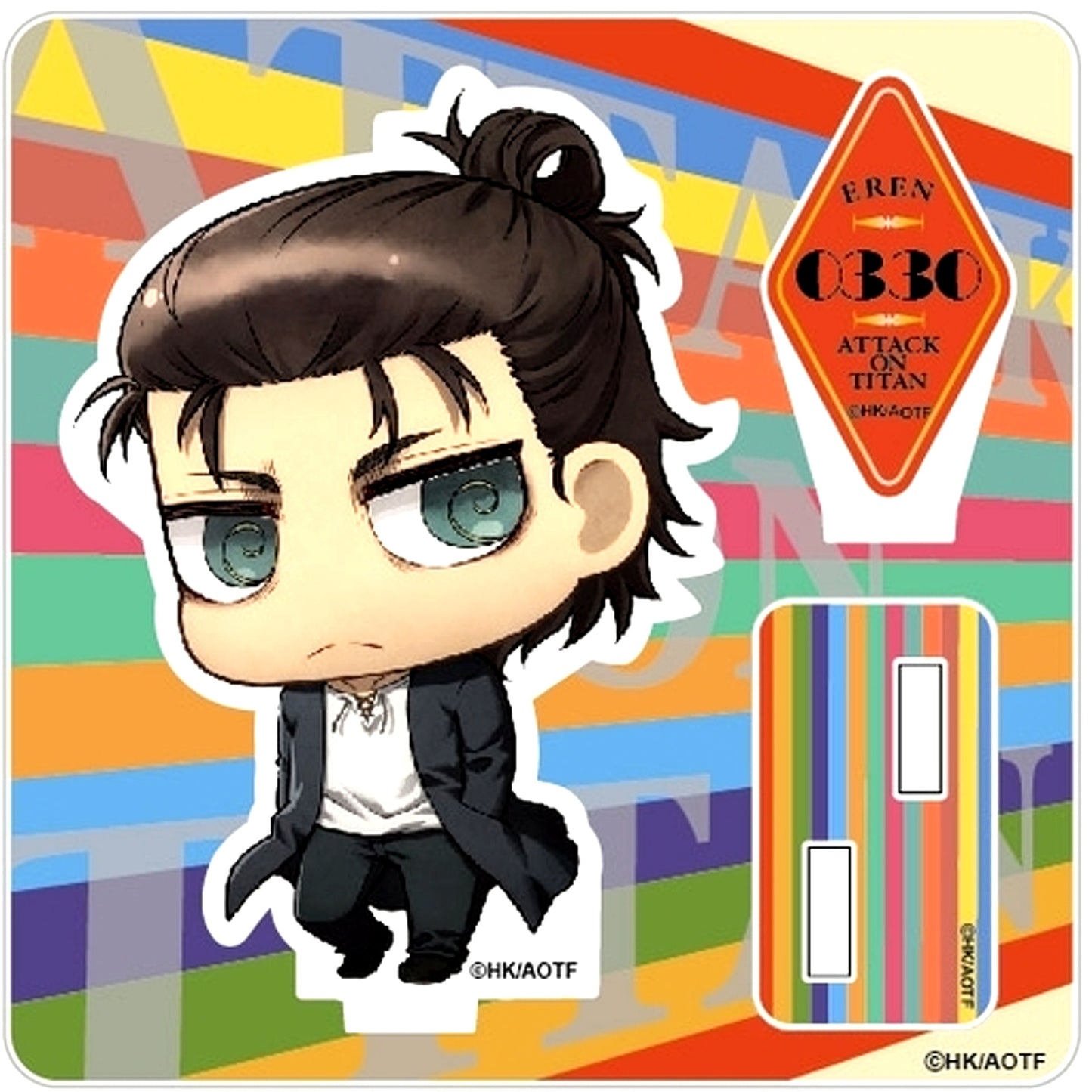Eren Yeager Attack on Titan Chimi Character Acrylic Stand [USED]