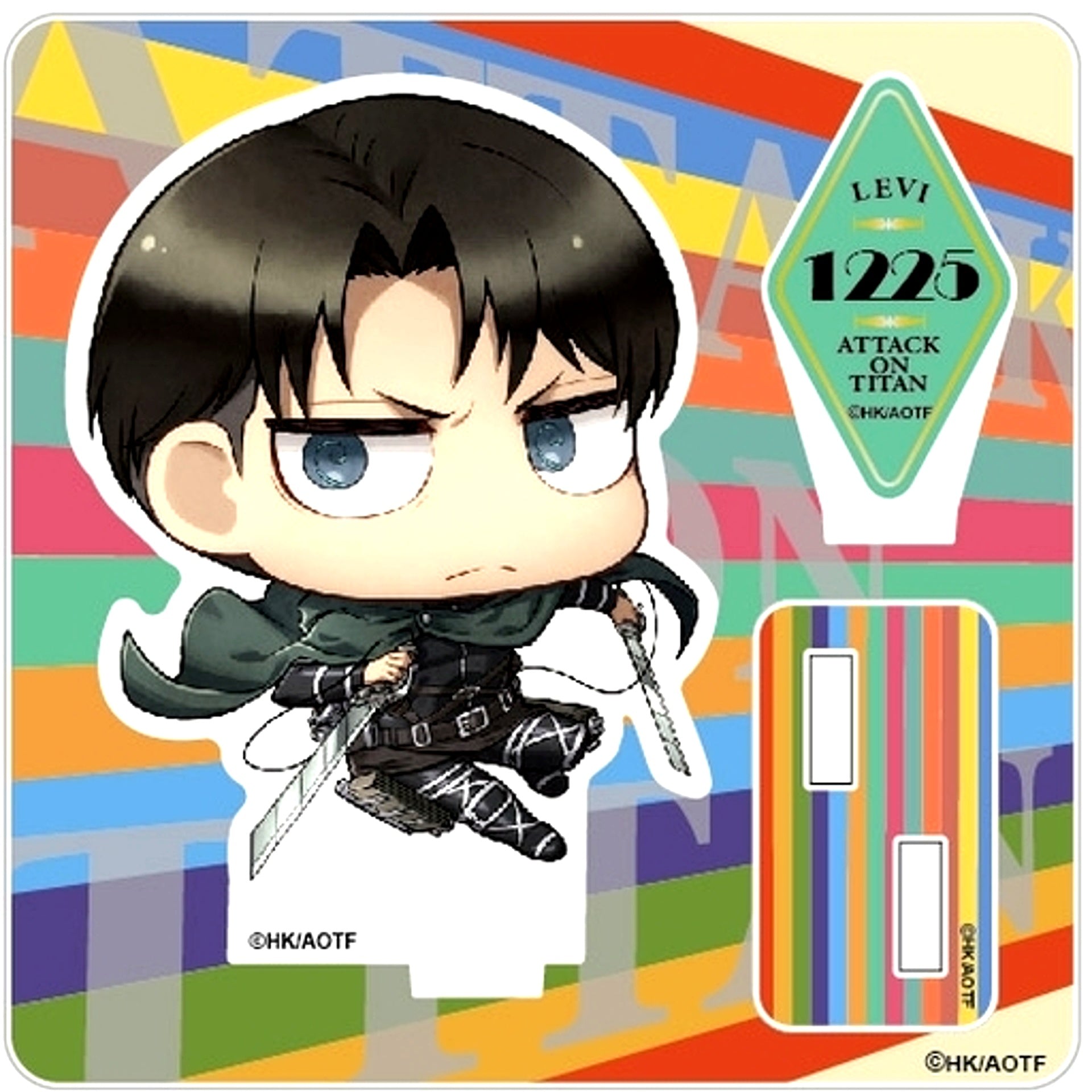 Levi Attack on Titan Chimi Character Acrylic Stand [USED]