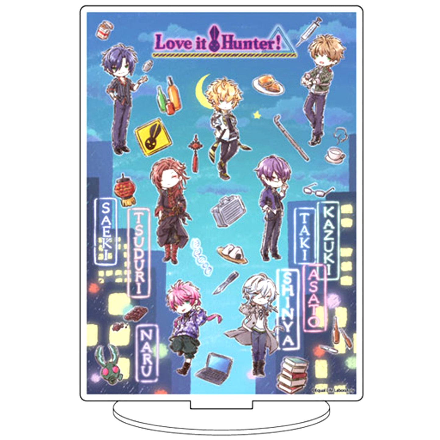 Group Design 07. Love it Hunter! GraffArt Design Character Acrylic Figure [USED]