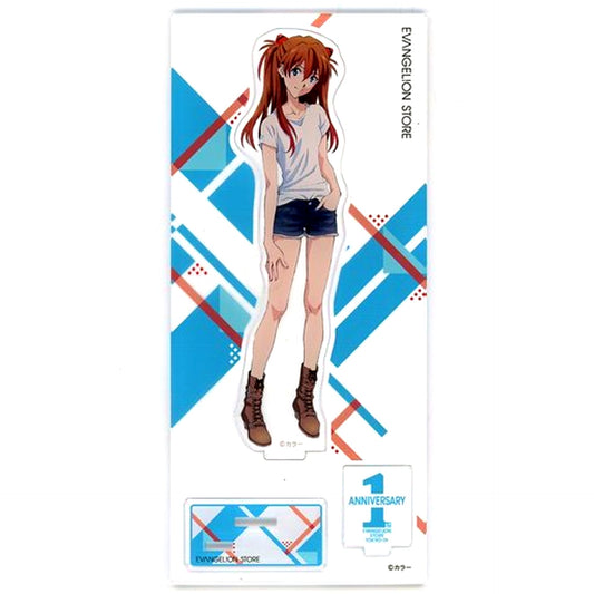Asuka Langley Shikinami 1st Anniversary Illustration Evangelion: New Theatrical Edition Acrylic Stand EVANGELION STORE TOKYO-01 10th Anniversary Event Goods [USED]
