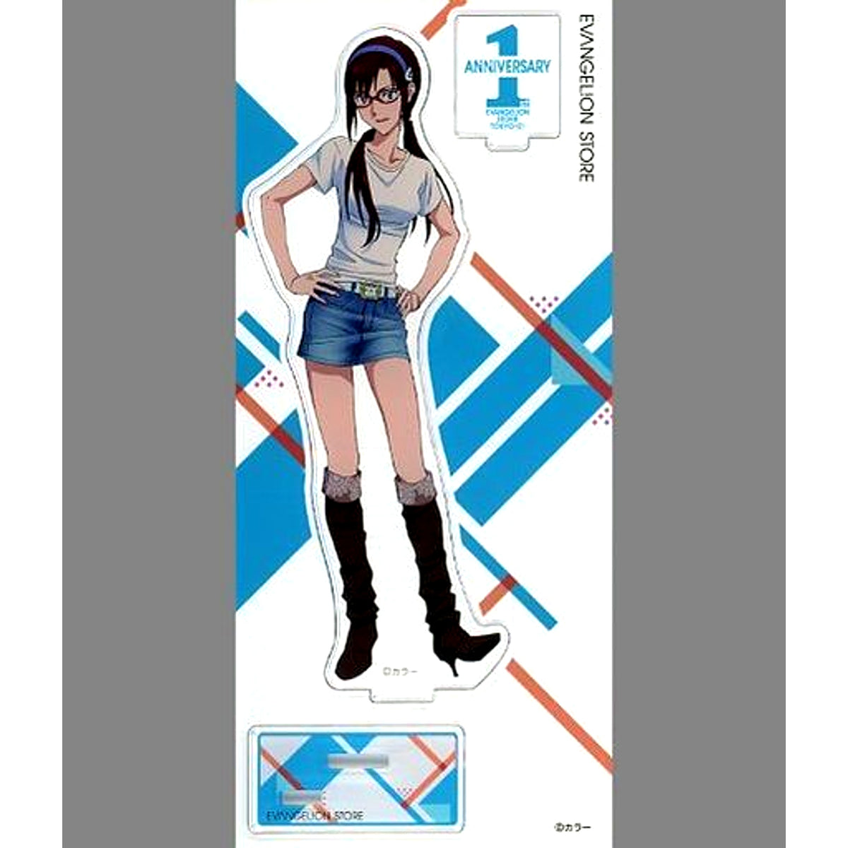 Mari Makinami Illustrious 1st Anniversary Illustration Acrylic Stand Rebuild of Evangelion EVANGELION STORE TOKYO-01 10th Anniversary Event [USED]