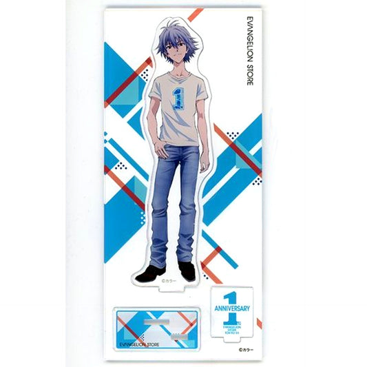 Kaworu Nagisa 1st Anniversary Illustration Evangelion: New Theatrical Edition Acrylic Stand EVANGELION STORE TOKYO-01 10th Anniversary Event Goods [USED]