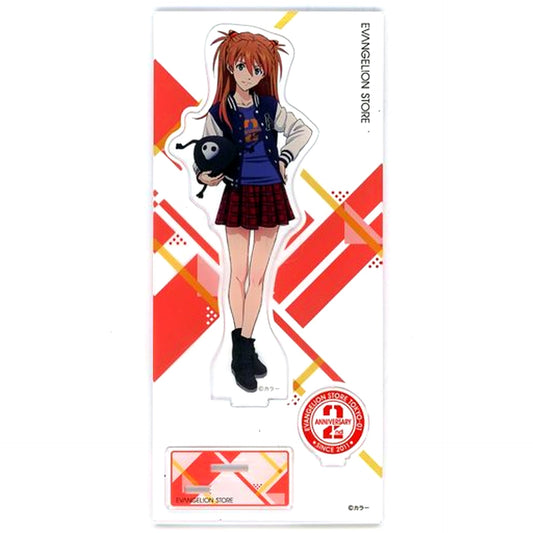 Asuka Langley Shikinami 2nd Anniversary Illustration Evangelion: New Theatrical Edition Acrylic Stand EVANGELION STORE TOKYO-01 10th Anniversary Event Goods [USED]