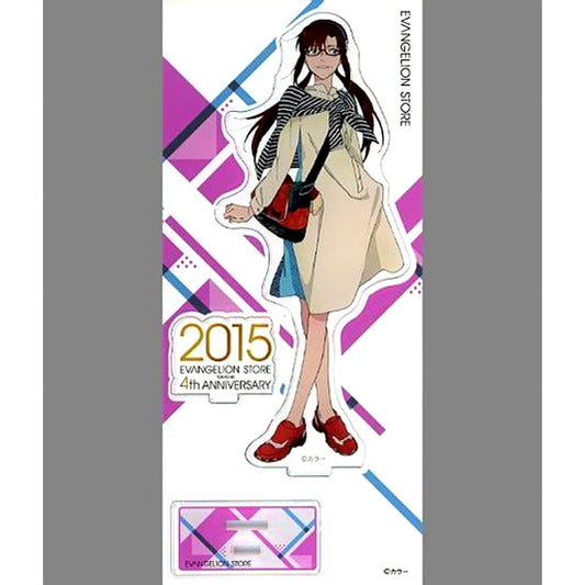 Mari Makinami Illustrious 4th Anniversary Illustration Acrylic Stand Evangelion: New Theatrical Edition EVANGELION STORE TOKYO-01 10th Anniversary Event Goods [USED]