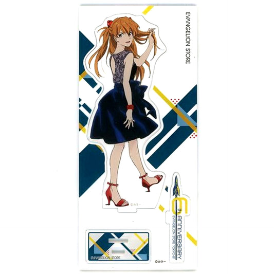 Asuka Langley Shikinami 6th Anniversary Illustration Evangelion: New Theatrical Edition Acrylic Stand EVANGELION STORE TOKYO-01 10th Anniversary Event Goods [USED]