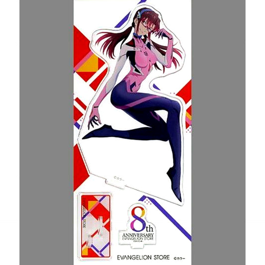 Mari Makinami Illustrious 8th Anniversary Illustration Acrylic Stand Evangelion: New Theatrical Edition EVANGELION STORE TOKYO-01 10th Anniversary Event Goods [USED]