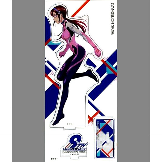 Mari Makinami Illustrious 9th Anniversary Illustration Acrylic Stand Rebuild of Evangelion EVANGELION STORE TOKYO-01 10th Anniversary Event [USED]