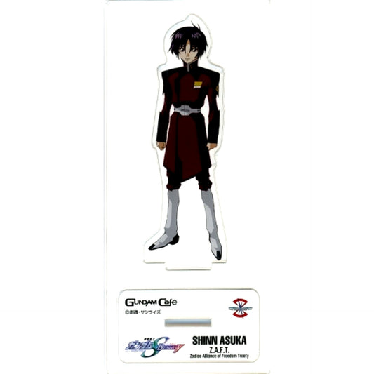 Shinn Asuka Mobile Suit Gundam SEED DESTINY Model Sheet Acrylic Stand Gundam Cafe Limited [USED]