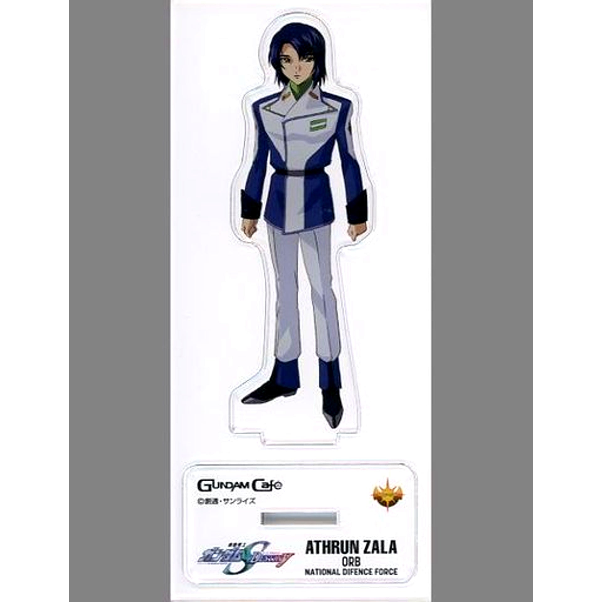 Athrun Zala Mobile Suit Gundam SEED DESTINY MODEL SHEET Acrylic Stand Gundam Cafe Limited [USED]