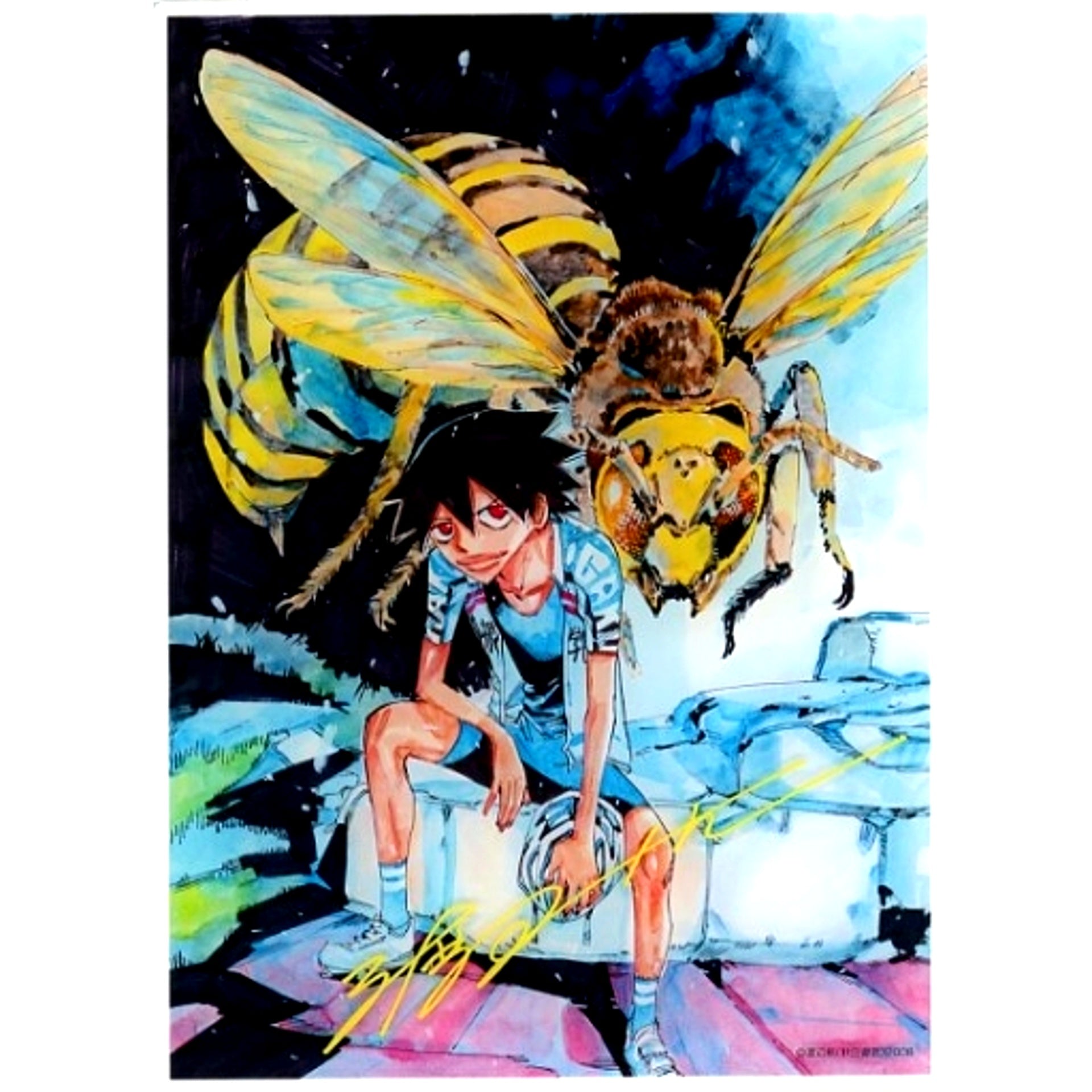 Yuto Shinkai Acrylic Plate Bonus for Yowamushi Pedal Vol.73 Animate Limited Set Single Item [USED]