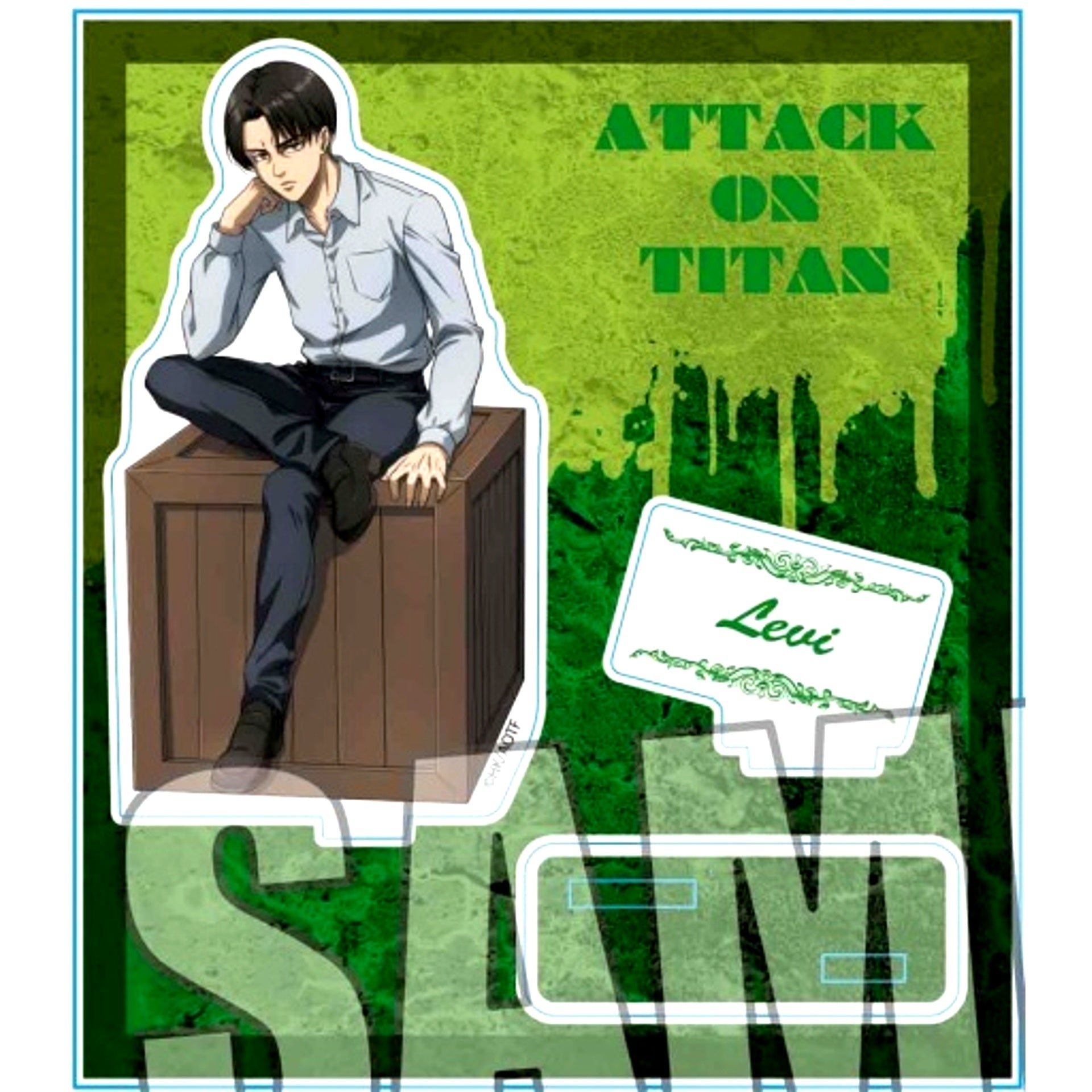 Levi Attack on Titan Work Clothes Ver. Acrylic Stand [USED]