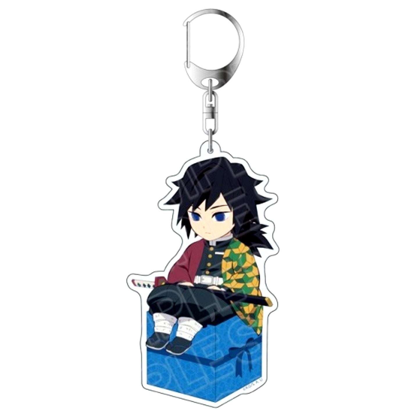 Giyu Tomioka Chara Pre Ver. Demon Slayer: Kimetsu no Yaiba Big Keychain [USED]