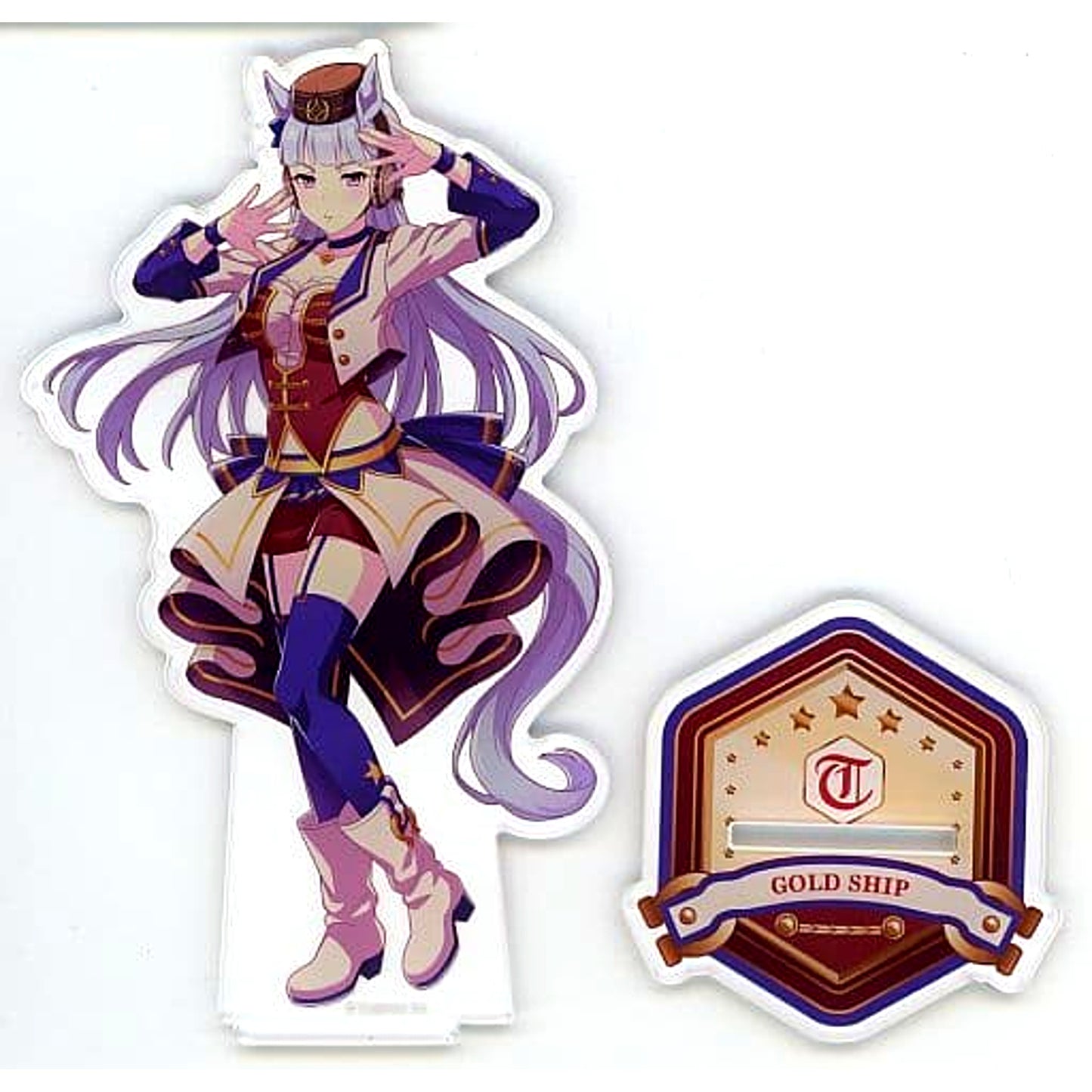 Gold Ship Umamusume: Pretty Derby Official Acrylic Stand Starting Future Ver. [USED]