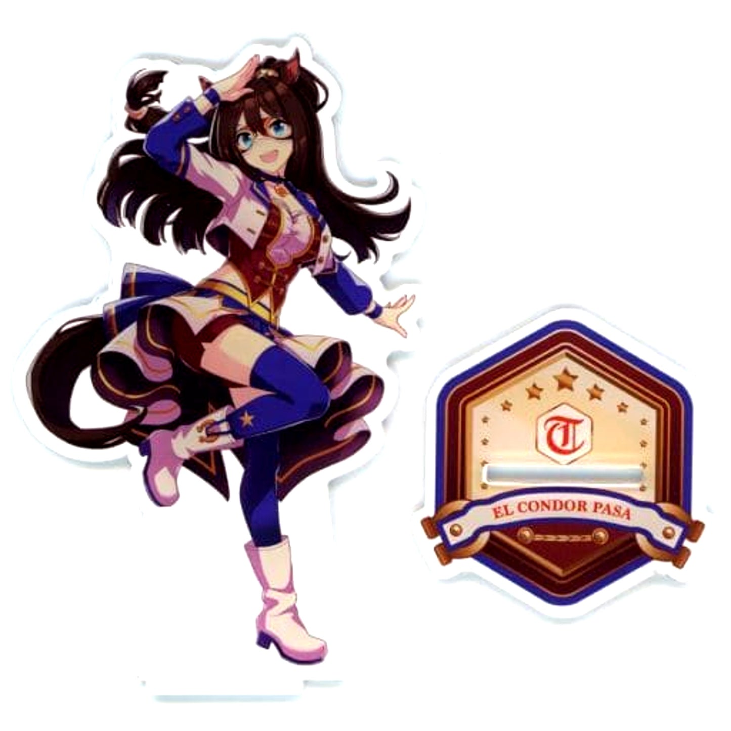 El Condor Pasa Uma Musume: Pretty Derby Official Acrylic Stand Starting Future Ver. [USED]