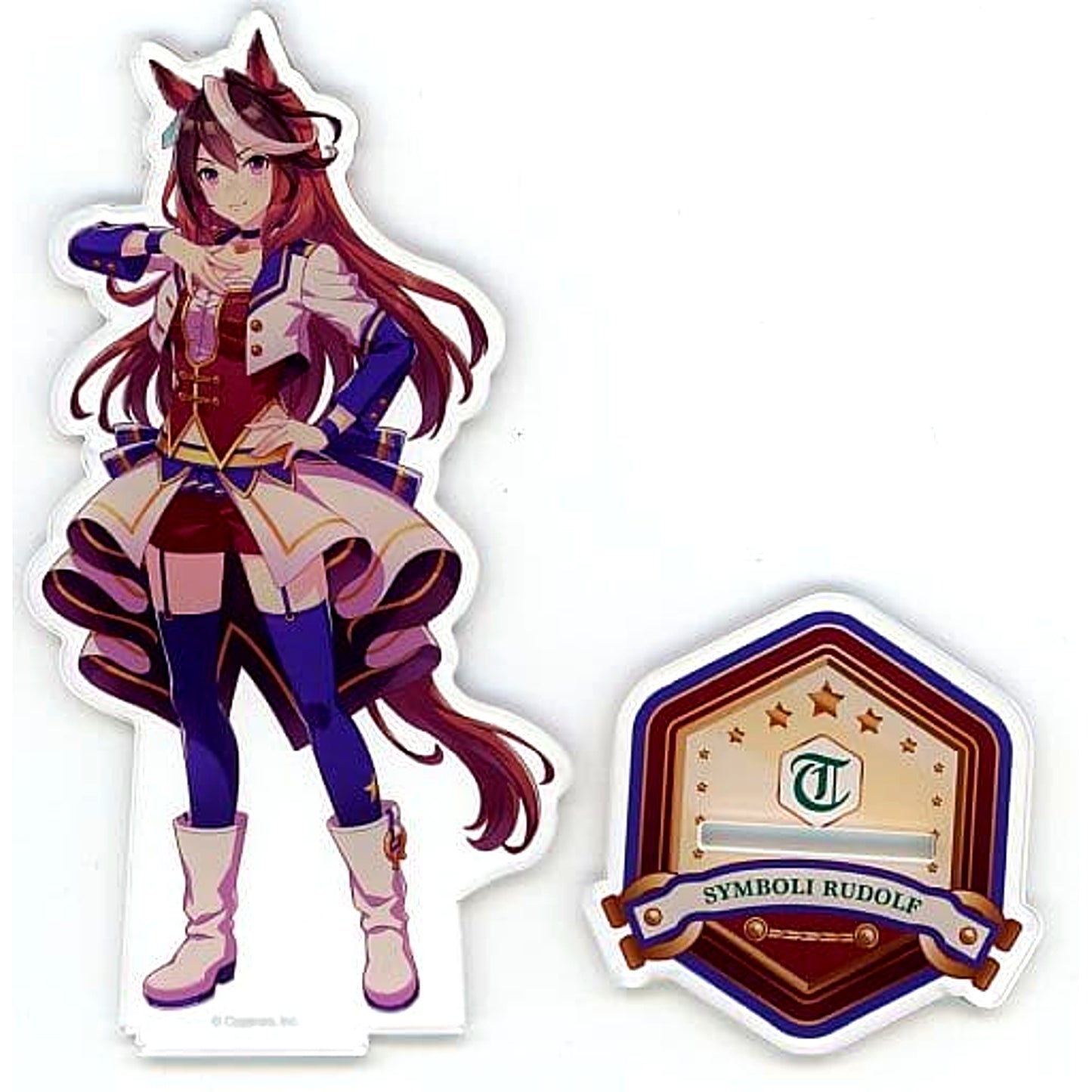 Symboli Rudolf Umamusume: Pretty Derby Official Acrylic Stand Starting Future Ver. [USED]