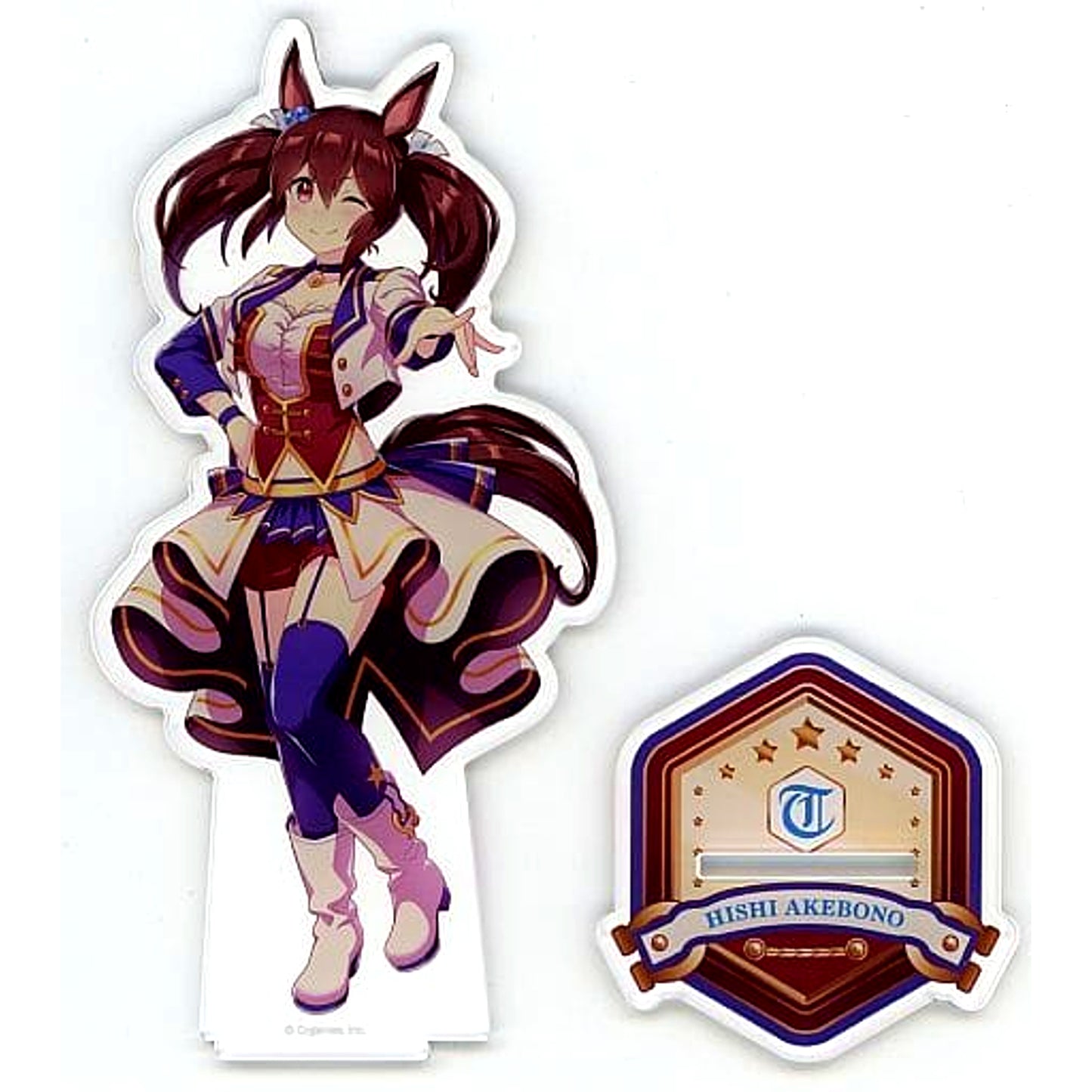 Hishi Akebono Uma Musume: Pretty Derby Official Acrylic Stand Starting Future Ver. [USED]